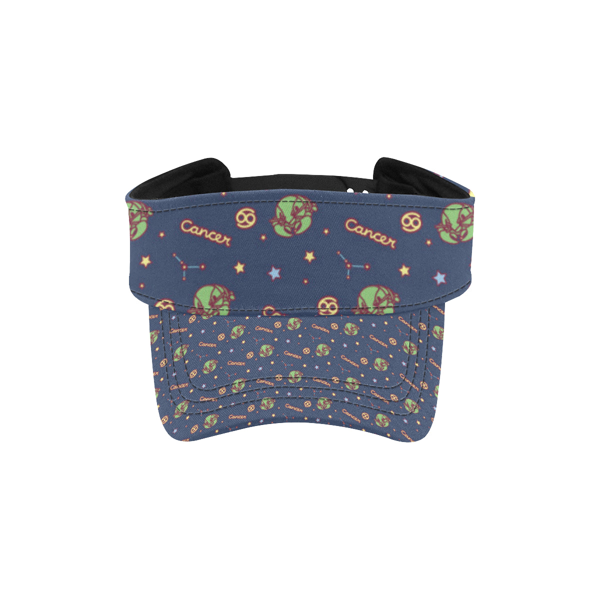 Cancer Zodiac Pattern Print Design 03 Unisex Sun Visor
