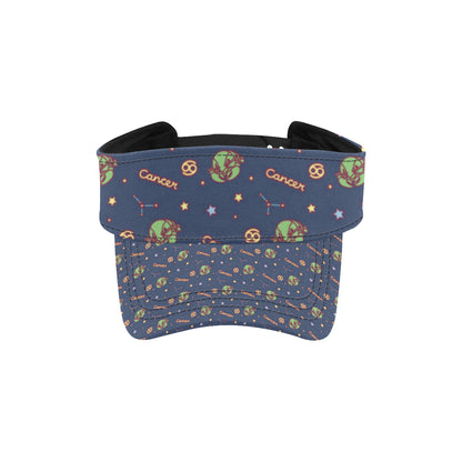 Cancer Zodiac Pattern Print Design 03 Unisex Sun Visor