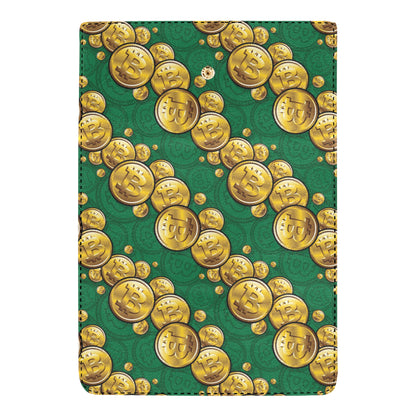 Bitcoin Pattern Print Design DO02 Women's Trifold Wallet