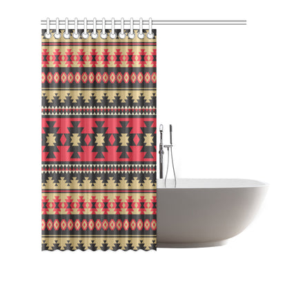 Navajo Pattern Print Design A04 Shower Curtain