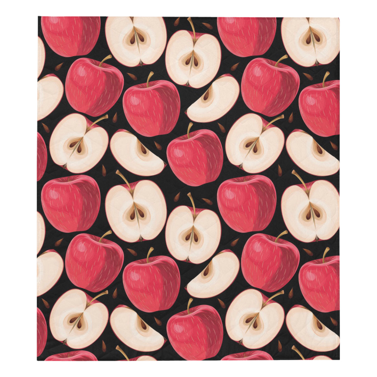Apple Pattern Print Design AP02 Premium Quilt
