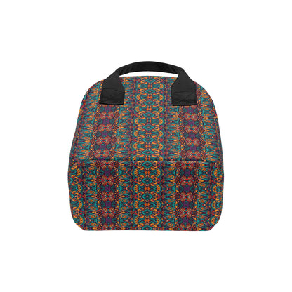 Ethnic Style Print Pattern Insulated Lunch Bag