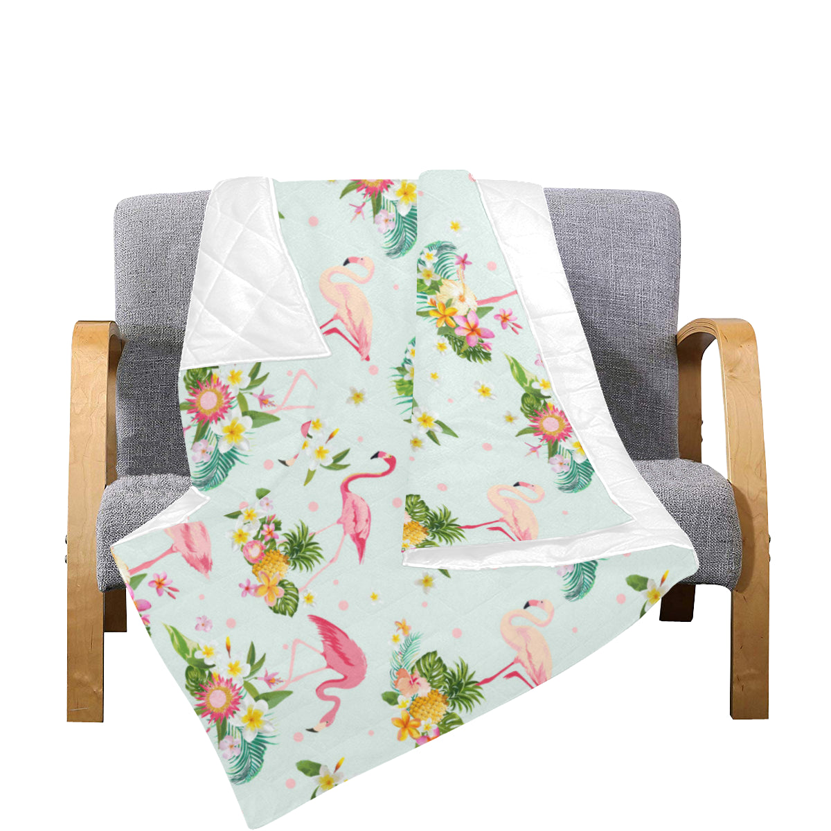 Flamingo Sweet Pattern Premium Quilt