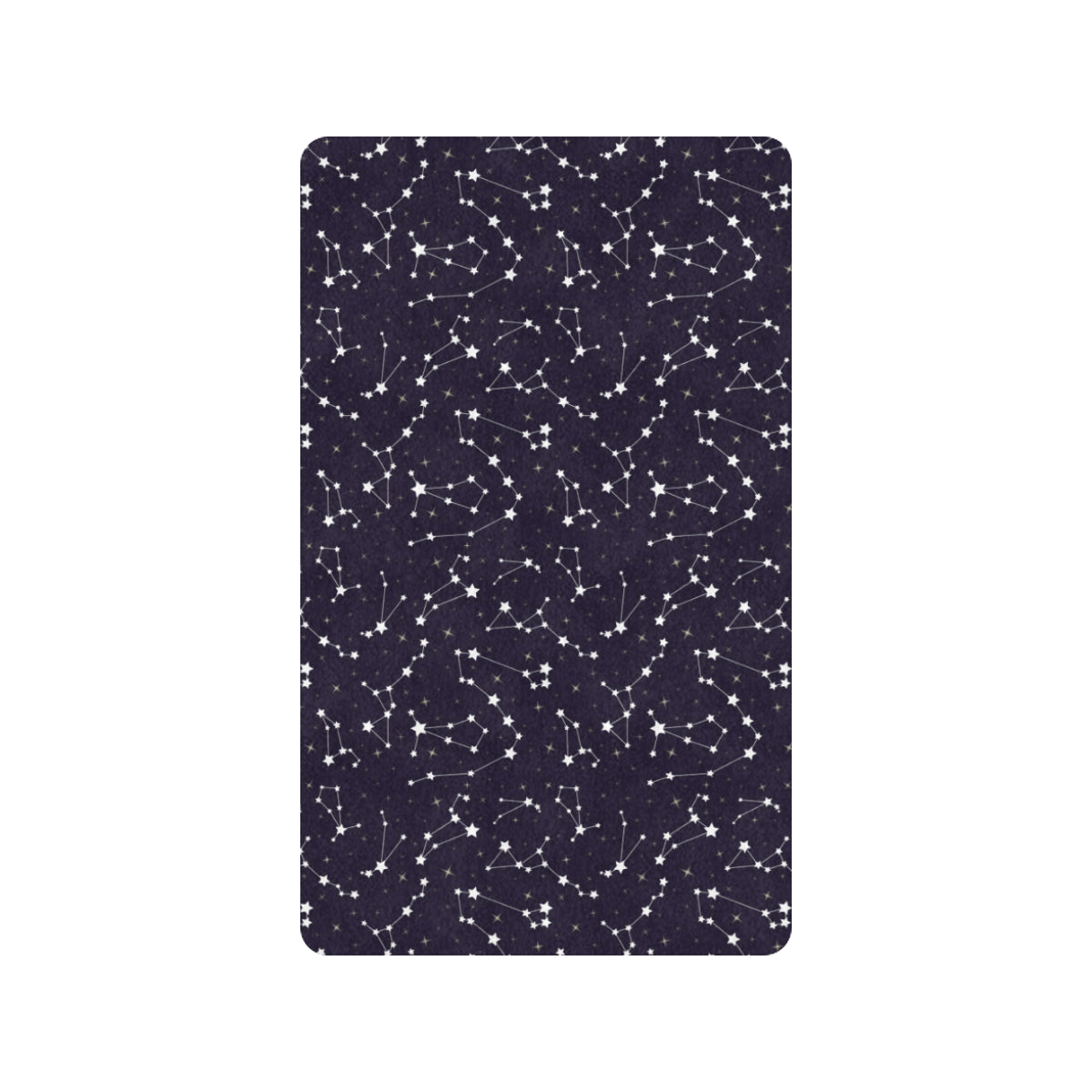 Zodiac Star Pattern Design Print Rubber Doormat