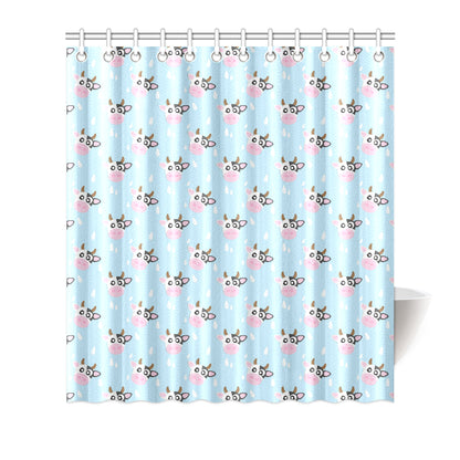 Cow Pattern Print Design 07 Shower Curtain