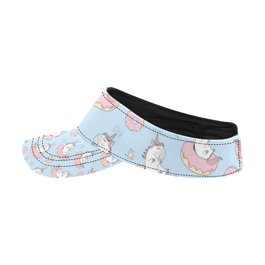 Donut Unicorn Pattern Print Design DN014 Unisex Sun Visor
