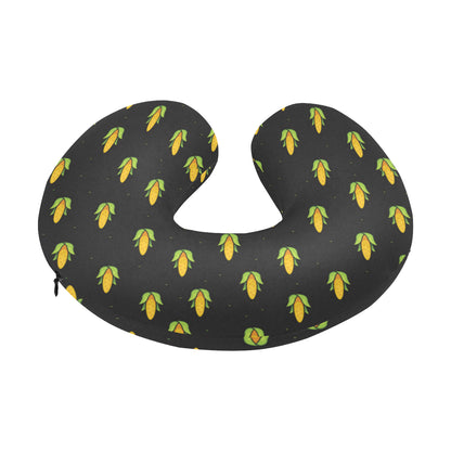 Corn Pattern Print Design 04 U-Shaped Travel Neck Pillow