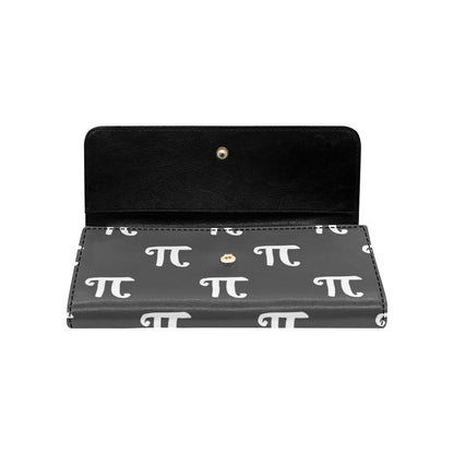 Pi Day Pattern Print Design A01 Women's Trifold Wallet
