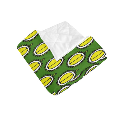 Durian Pattern Print Design DR01 Premium Quilt