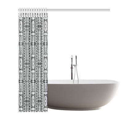 Polynesian Tattoo Design Shower Curtain