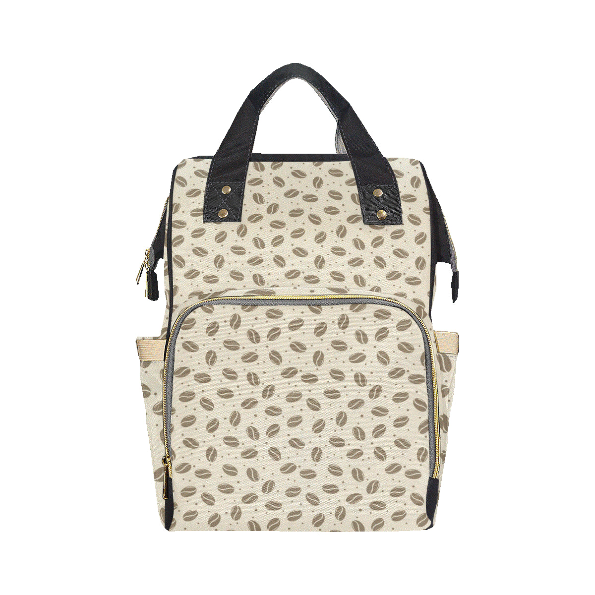 Coffee Pattern Print Design 02 Diaper Bag Backpack