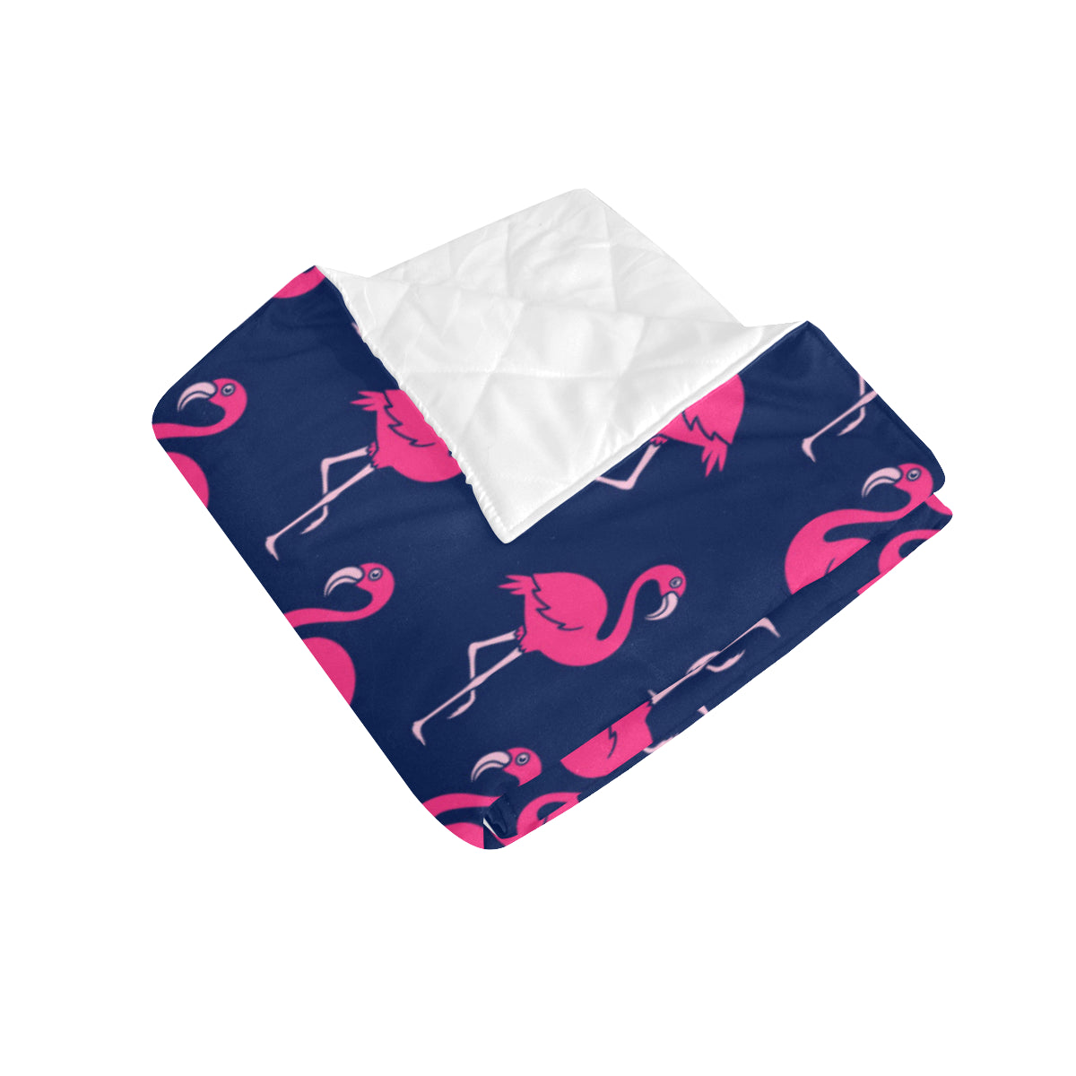 Pink Flamingo Pattern Premium Quilt
