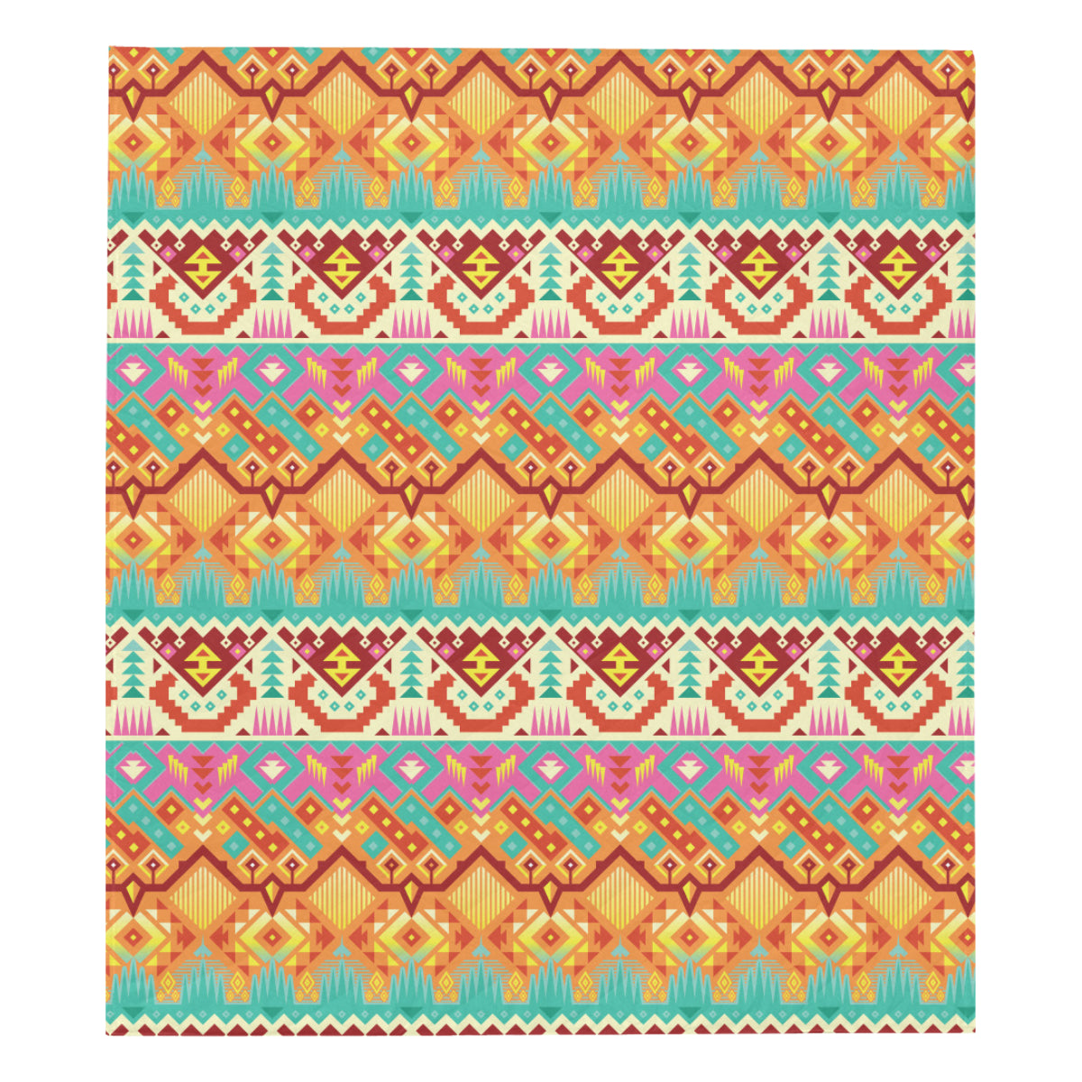 Aztec Pattern Print Design 03 Premium Quilt