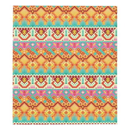 Aztec Pattern Print Design 03 Premium Quilt