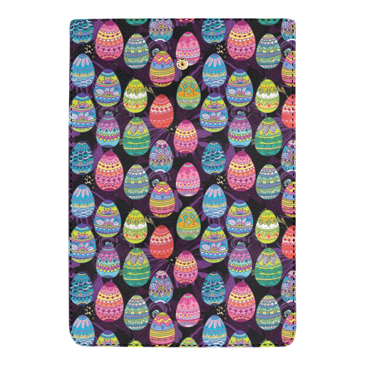 Easter Eggs Pattern Print Design RB08 Women's Trifold Wallet