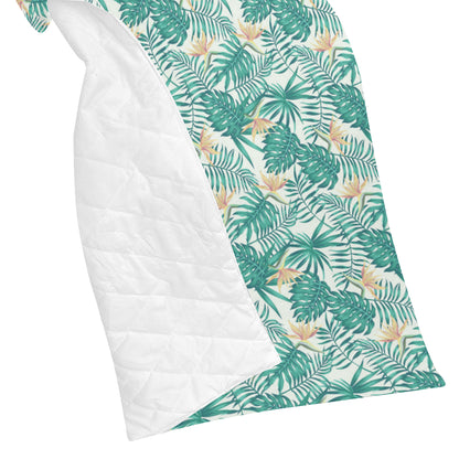 Bird Of Paradise Pattern Print Design 05 Premium Quilt