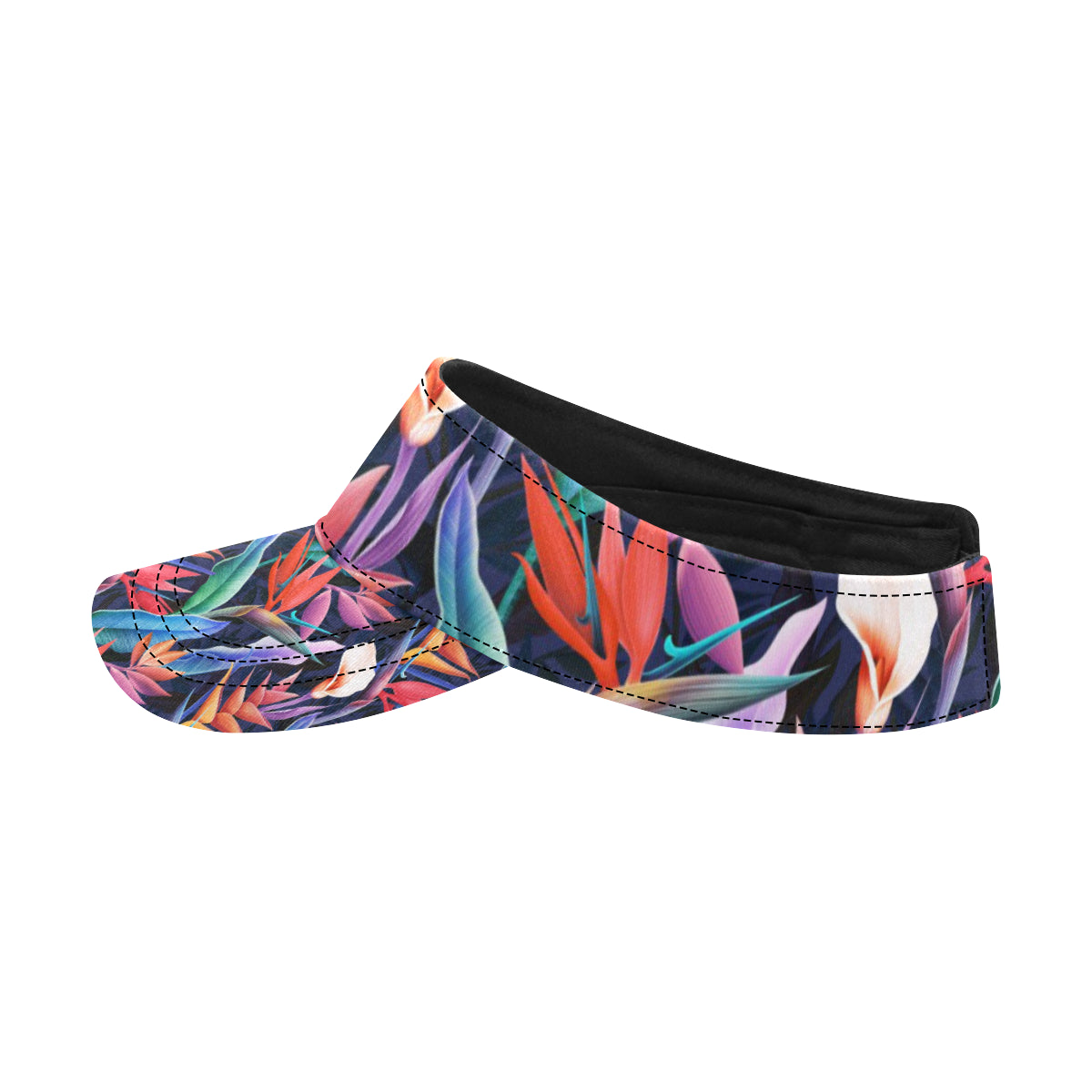 Tropical Flower Pattern Print Design TF023 Unisex Sun Visor