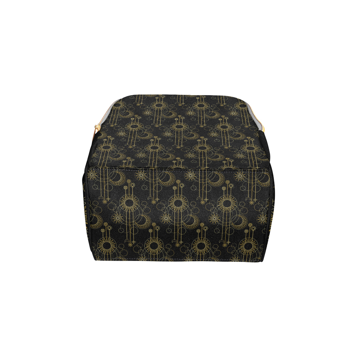 Moon Boho Style Pattern Print Design 01 Diaper Bag Backpack