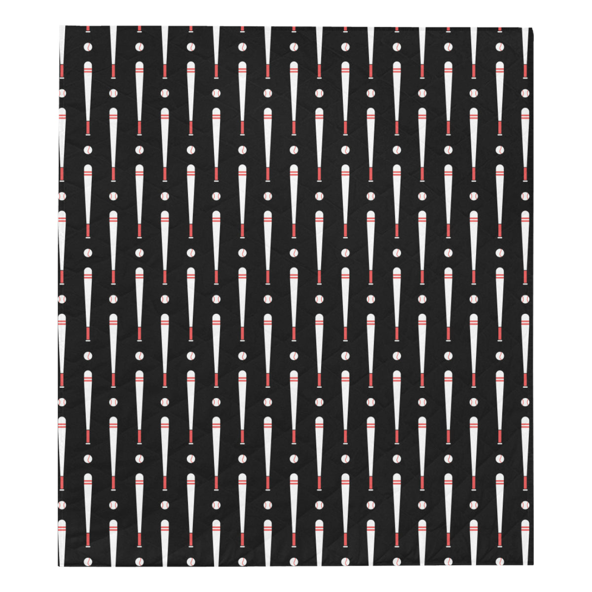 Baseball Pattern Print Design 03 Premium Quilt