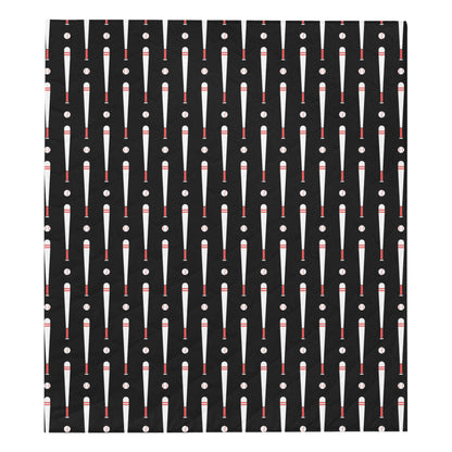 Baseball Pattern Print Design 03 Premium Quilt