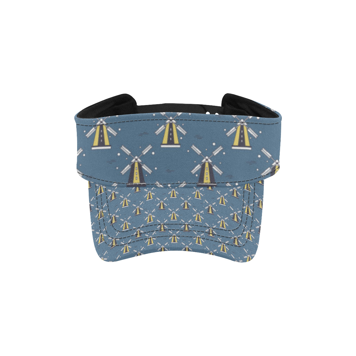 Windmill Pattern Print Design 03 Unisex Sun Visor