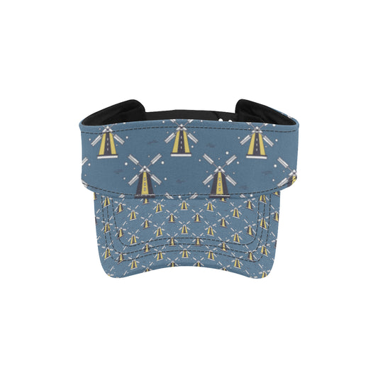 Windmill Pattern Print Design 03 Unisex Sun Visor