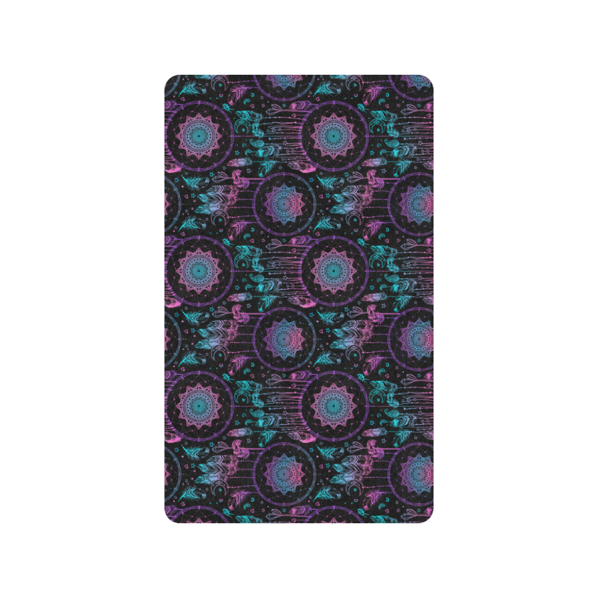 Dream catcher boho mandala Rubber Doormat
