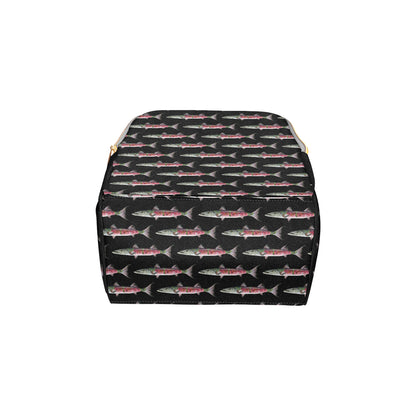 Barracuda Pattern Print Design 02 Diaper Bag Backpack