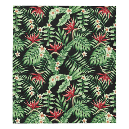 Bird Of Paradise Pattern Print Design BOP05 Premium Quilt