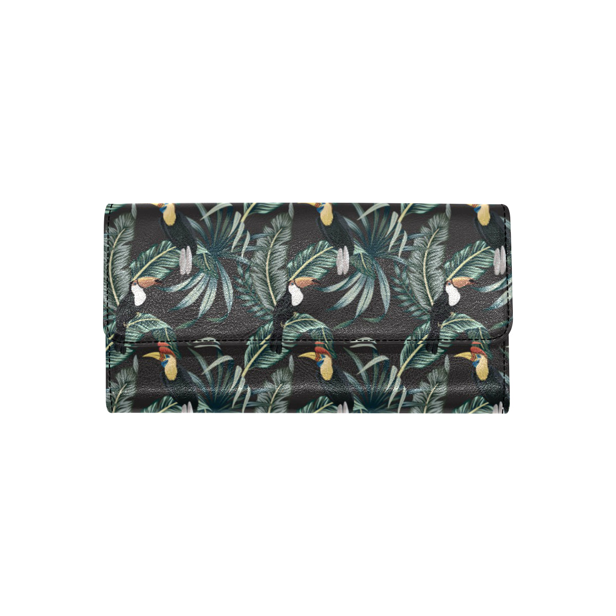 Rainforest Pattern Print Design RF06 Women's Trifold Wallet