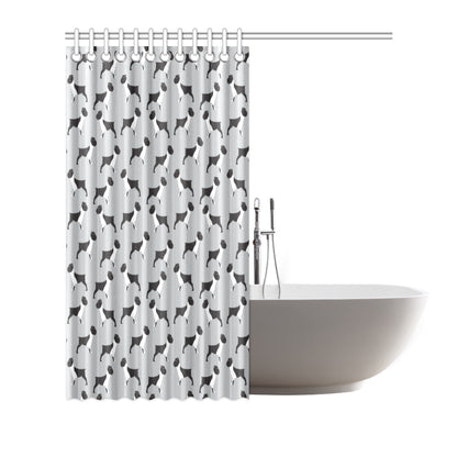 Boxers Pattern Print Design 01 Shower Curtain