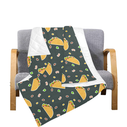 Taco Pattern Print Design TC02 Premium Quilt