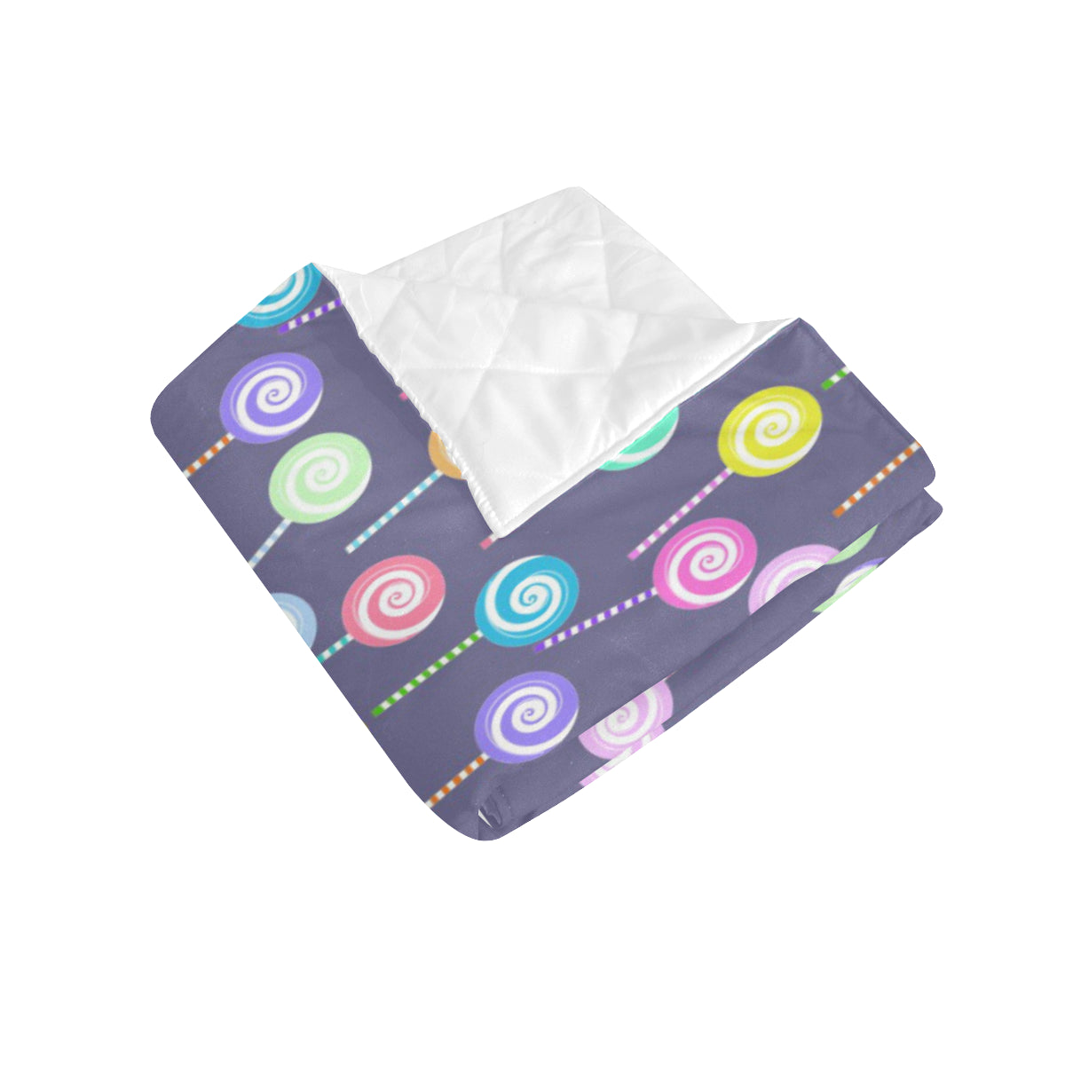 Lollipop Pattern Print Design LL03 Premium Quilt