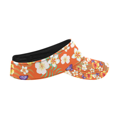 Tropical Flower Pattern Print Design TF027 Unisex Sun Visor