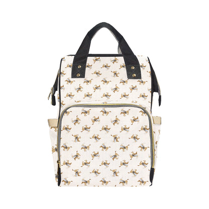 Cowboy Pattern Print Design 01 Diaper Bag Backpack