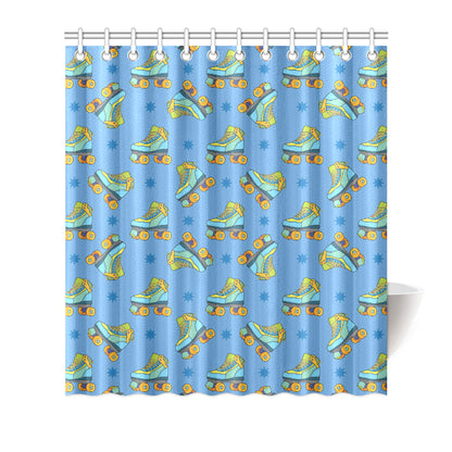 Roller skate Pattern Print Design A04 Shower Curtain