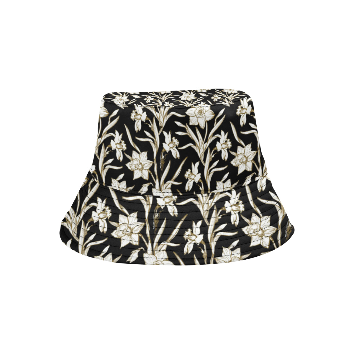 Daffodils Pattern Print Design DF06 Unisex Bucket Hat