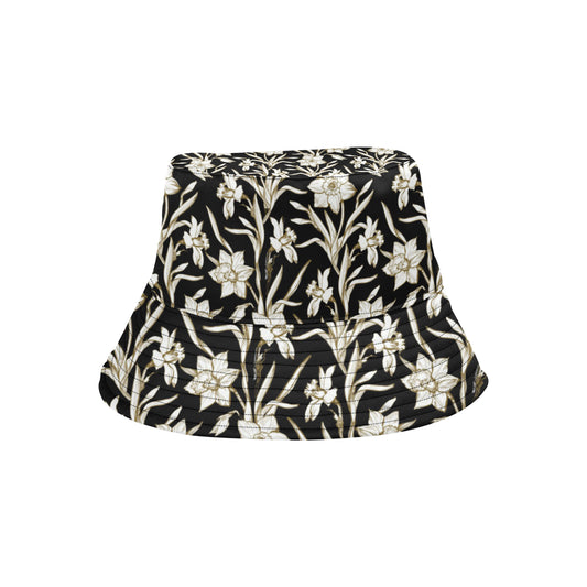 Daffodils Pattern Print Design DF06 Unisex Bucket Hat