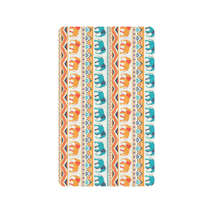 Elephant Aztec Ethnic Print Pattern Rubber Doormat