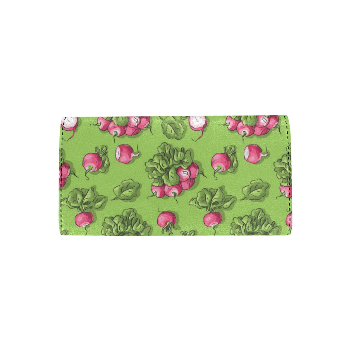 Radish Pattern Print Design A05 Women's Trifold Wallet
