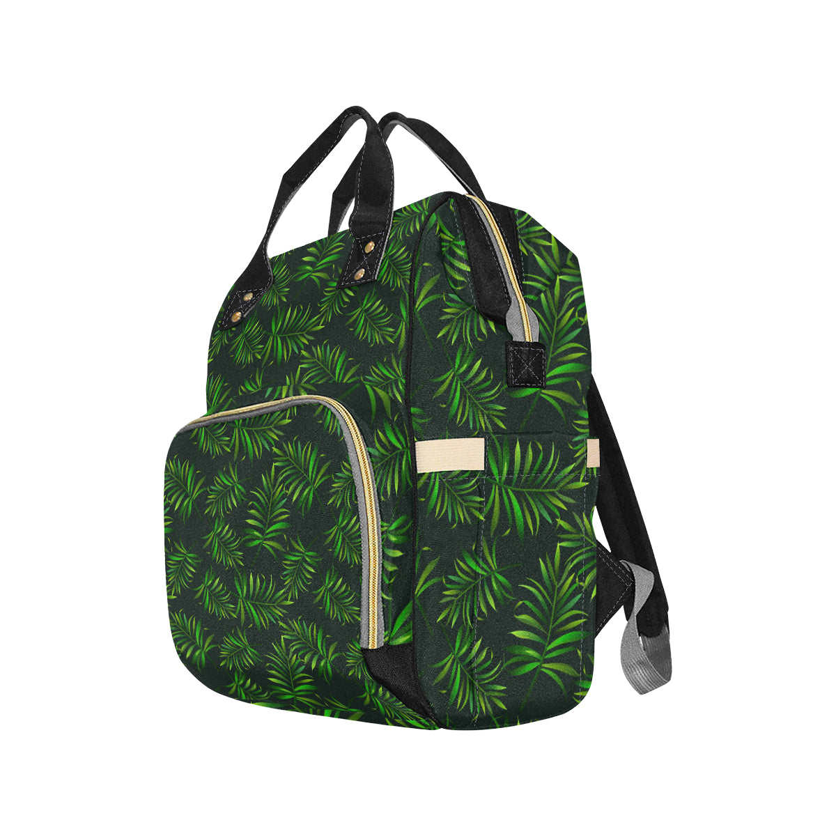Rainforest Pattern Print Design RF03 Diaper Bag Backpack
