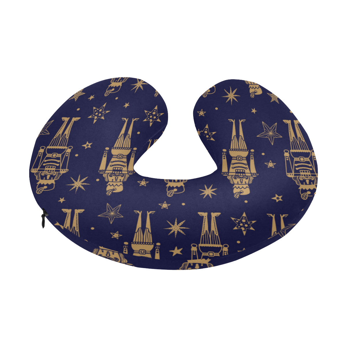 Nutcracker Pattern Print Design A05 U-Shaped Travel Neck Pillow