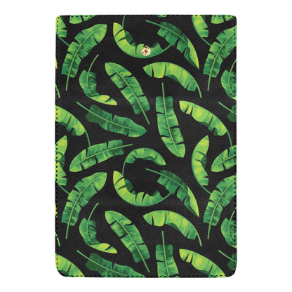 Banana Leaf Pattern Print Design BL02 Women's Trifold Wallet