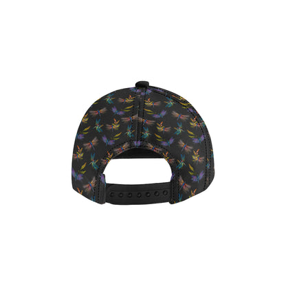 Dragonfly Colorful Realistic Print Snapback Cap