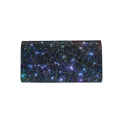 Cosmic Pattern Print Design 01 Women's Trifold Wallet