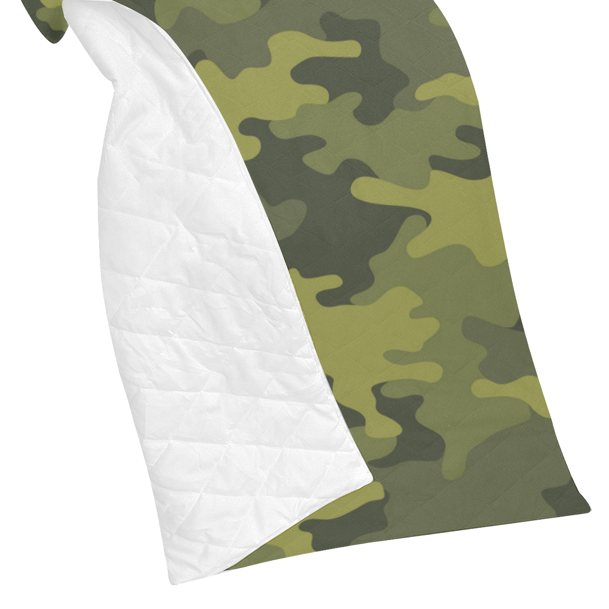 Military Camouflage Pattern Print Design 02 Premium Quilt