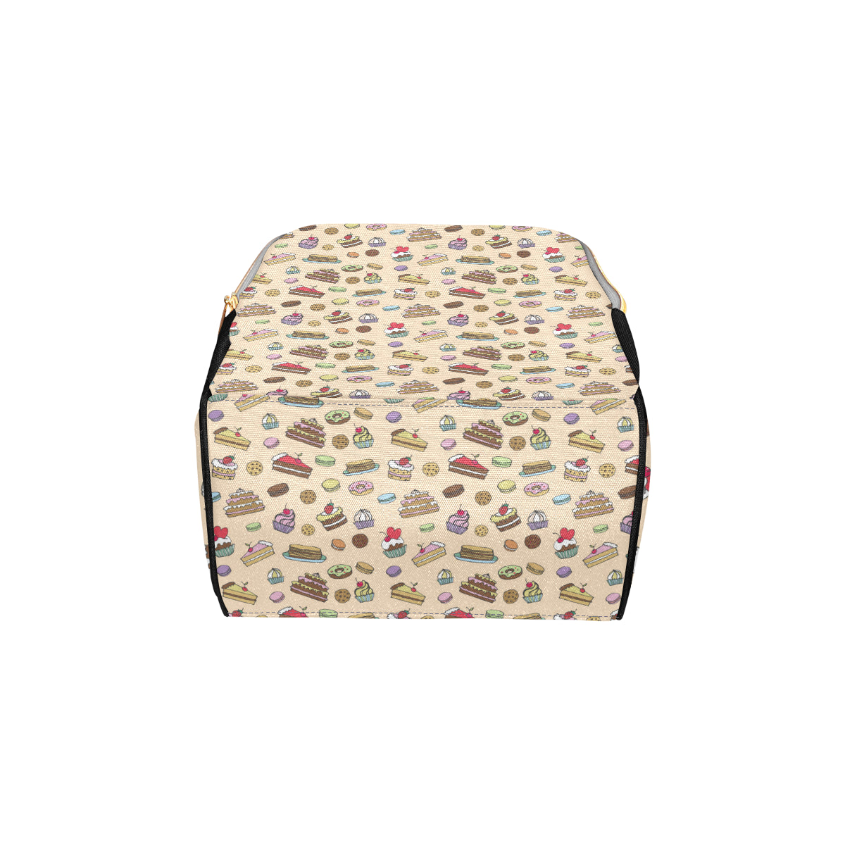 Cake Pattern Print Design 03 Diaper Bag Backpack