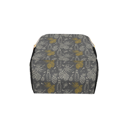 Hope Pattern Print Design 01 Diaper Bag Backpack