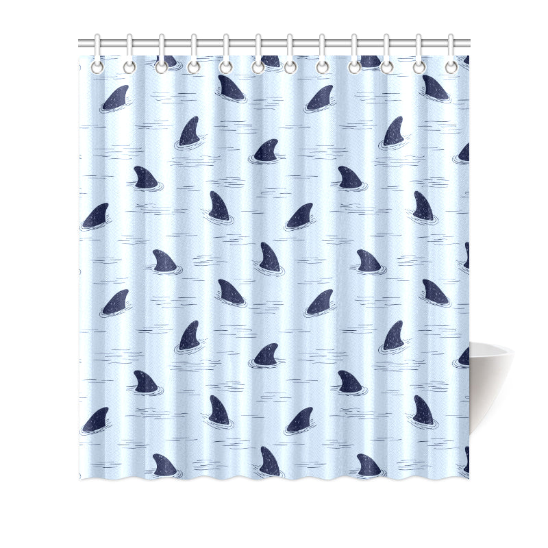 Shark Fin Shower Curtain