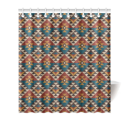 Knit Aztec Tribal Shower Curtain